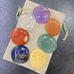 SET DE CHAKRAS RODADOS PLANOS