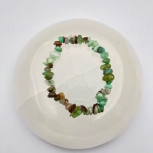 PULSERA CHIP CRISOPRASA