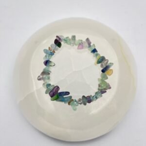 PULSERA CHIP FLUORITA